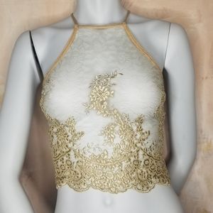 Small Papaya Halter Top